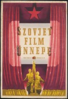 1953 Gábor Pál (1913-1993): Szovjet Film Ünnepe, Villamos Plakát, 23,5x16,5 Cm - Altri & Non Classificati