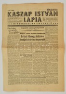 Cca 1943 Kaszap István Lapja Hitbuzgalmi értesítÅ‘ II. évfolyam 1. Szám - Non Classificati