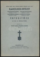 1936 Depaul Szent Vince Szeretet Leányai (Irgalmas NÅ‘vérek) Vezetése Alatt álló... - Non Classificati