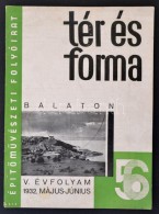 1932 Tér és Forma, építÅ‘mÅ±vészeti Havi Folyóirat,  5-6. Száma,... - Non Classificati