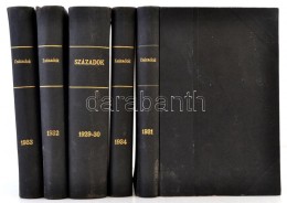 1930-1934 Századok Folyóírat 5 Kötete. Szerk.: Dr. Domanovszky Sándor.... - Non Classificati