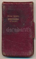 1914 Weisz Ignác Széchényi Kávéháza Újpest... - Non Classificati