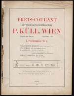 1911 Wien (Bécs), Preis-Courant Der Stahlwaren-Großhandlung P. Küll (ábrákkal... - Non Classificati