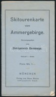 Skitourenkarte Vom Ammergebirge, 1:100.000, München, Oscar Brunnm, A Térkép Hátoldala... - Other & Unclassified