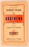 Cca 1920 A Southend Térképe. Bartnett's Southend Plan - Altri & Non Classificati