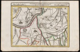 Cca 1700 Guastalla Térképe. Színezett Rézmetszet. Megjelent: Johann Hofmann Atlas... - Altri & Non Classificati