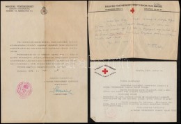1942-1947 A Magyar Vöröskereszt Budafoki és újpesti Katonai és Hadifoglyokkal... - Altri & Non Classificati