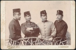 Cca 1900 Székesfehérvár, Osztrák-magyar Tisztek MÅ±termi Fotója, Szigeti... - Other & Unclassified
