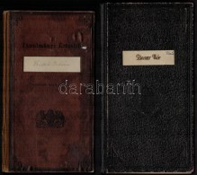 1920-1933 2 Db Tanulmányi Könyv Izraelita Tanulók Részére - Altri & Non Classificati