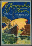 Cca 1920 Gschwindt Jamaika Rum Italcímke, Litográfia, Seidner MÅ±intézet, 8x6 Cm - Advertising