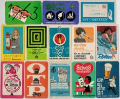 1961-1969 13 Db Reklámos Kártyanaptár - Pubblicitari