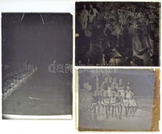 Cca 1940 Vintage üveglemez Negatívok, Ismeretlen Család Hagyatéka, 13db Negatív,... - Altri & Non Classificati
