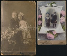 Cca 1860-1890 Vegyes Keményhátú Fotótétel, 10 Db, Gyermek Portrék, Ujpest... - Altri & Non Classificati