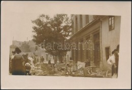 1914 'A Sarajevói Rombolás' Szarajevó, Utcarészlet A Trónörökös... - Altri & Non Classificati
