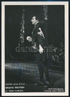 1969 Bruno Prevedi (1928-1988) Operaénekes Aláírása Egy Å‘t... - Altri & Non Classificati