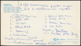 1978 XXIII. Sakkolimpián GyÅ‘ztes Magyar Férfi, és Ezüstérmes NÅ‘ Csapat Tagjai... - Other & Unclassified