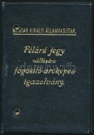 1931 Magyar Királyi Államvasutak Féláru-jegy Váltására... - Non Classificati