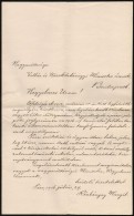 1916 Rézbányay Margit (?-?) Kérvénye A Vallás- és... - Unclassified