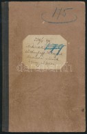 1890-1898 Fizetési ív, Kataszteri Mérnök özvegyének A Részére,... - Unclassified