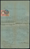 1880 Okmány 25kr + 1Ft Okmánybélyegekkel ,,PÁTY' - Unclassified