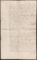 1747 Mária Terézia Birtokügyben Kelt Oklevelének Hiteles Másolata, Latin Nyelven,... - Non Classificati