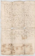 1641 Magyar NyelvÅ± Záloglevél, Papírfelzetes Pecsétekkel - Non Classificati