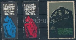 1914-1962 Autósporttal Kapcsolatos 3 Db Levélzáró (Túraút A... - Unclassified