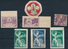 1922-1933 Cserkészettel Kapcsolatos Levélzárók, 7 Db (Magyar... - Non Classificati