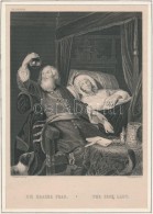 Die Kranke Frau / The Sick Lady, A Beteg Hölgy és Az Orvos, Acélmetszet, Papír, Jelzett,... - Prints & Engravings