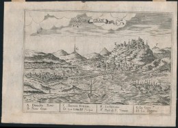 1686 Francesco Guienotti: Esztergom Látképe, Rézmetszet, Papír, Ercole Scala L'... - Prints & Engravings