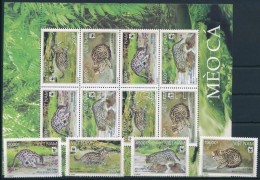 ** 2010 WWF: Halász Macska Sor + Kisív Mi 3553-3556 - Altri & Non Classificati