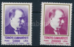 ** 1993 Forgalmi: Atatürk Sor Mi 3000-3001 - Other & Unclassified