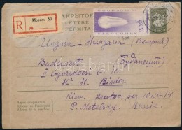 1934 Ajánlott Levél Budapestre - Autres & Non Classés