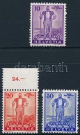 ** 1936 Pro Patria Sor Mi 294-296 - Other & Unclassified