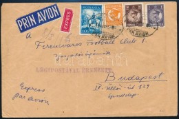 1933 Expressz Légi Levél 'BUCAREST' - Budapest 'LÉGI POSTÁVAL ÉRKEZETT' - Other & Unclassified