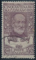 O 1922 Giuseppe Mazzini Halálának 50. évfordulója Mi 158 - Altri & Non Classificati