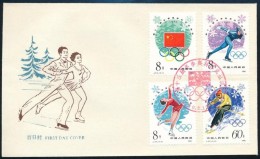 1980 Téli Olimpia, Lake Placid FDC Mi 1590-1593 - Altri & Non Classificati