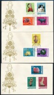 1978 MÅ±vészi Kézimunkák 3 Db FDC Mi 1433-1442 - Altri & Non Classificati