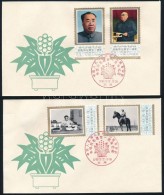 1977 Zhu De 2 Db FDC Mi 1355-1358 - Altri & Non Classificati