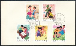 1975 Az új Kína Gyermekei FDC Mi 1255-1259 - Altri & Non Classificati