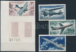 ** 1962 Repülés Vágott Sor Mi 175-178 - Other & Unclassified