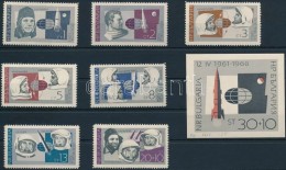 ** 1966 Å°rkutatás Sor Mi 1647-1653 + Blokk Mi 19 - Other & Unclassified