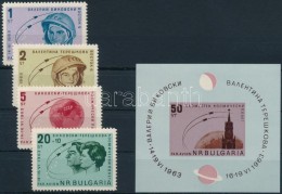 ** 1963 Å°rkutatás Sor Mi 1394-1397 + Blokk Mi 10 - Other & Unclassified