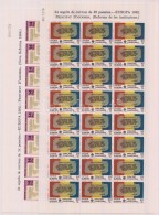 ** 1982 Europa CEPT Történelmi Események Kisív Sor Mi 153-154 - Other & Unclassified