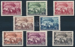 ** 1948 Vasút építés Sor Mi 448-455 - Altri & Non Classificati