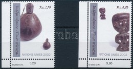 ** 2002 Kelet-Timor Függetlensége ívsarki Sor Mi 438-439 - Altri & Non Classificati