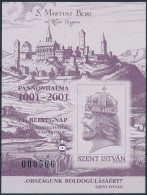 ** 2001/23 Pannonhalma Emlékív Hátoldalán 'A BÉLYEGVILÁG ELÅFIZETÅINEK... - Other & Unclassified