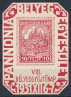 ** 1931/2a VIII. BélyeggyÅ±jtÅ‘nap Emlékív (10.000) - Altri & Non Classificati