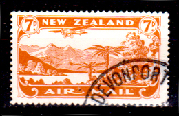 Nuova-Zelanda-0058 - Posta Aerea 1931 - Y&T N. 3 (o) Used - Senza Difetti Occulti. - Luchtpost