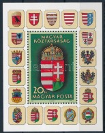 ** 1990 A Magyar Köztársaság Címere (I.) Blokk 'A Magyar Posta Ajándéka'... - Autres & Non Classés